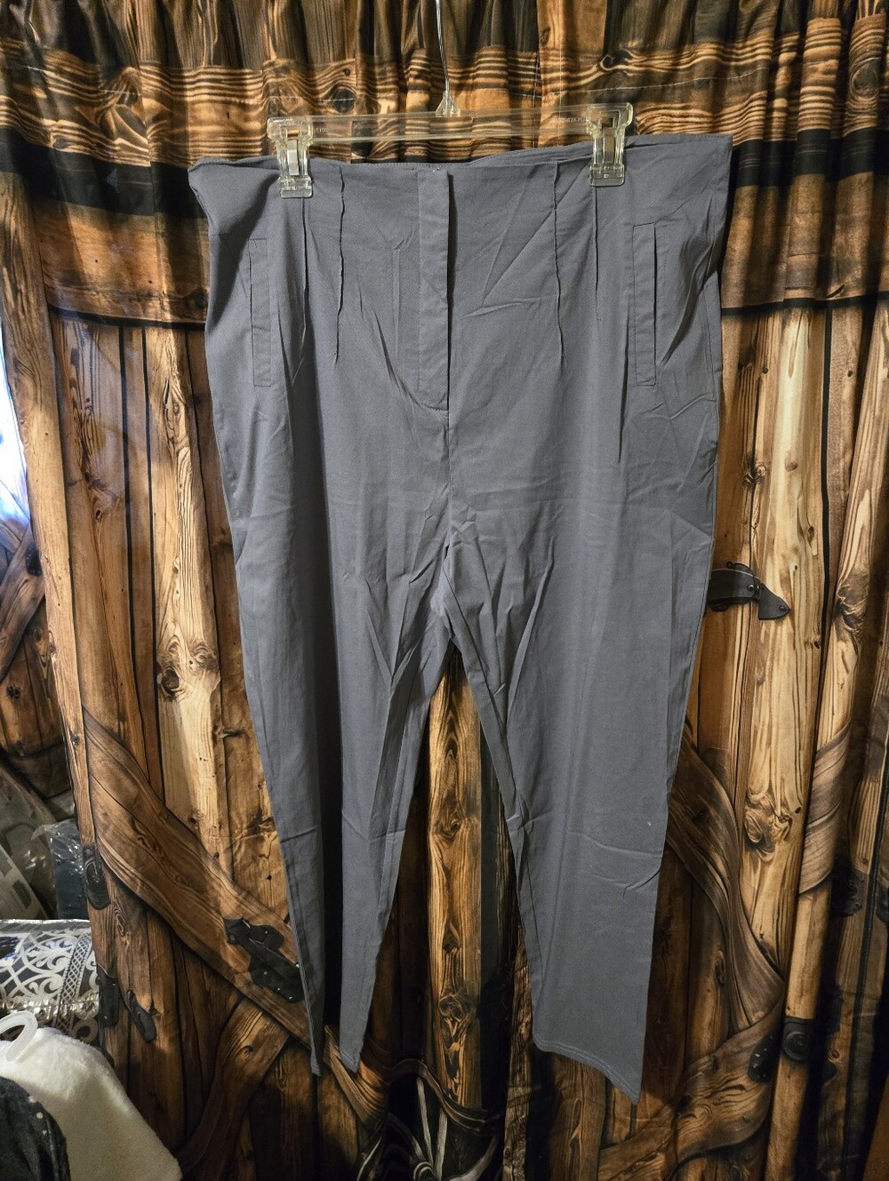 Women's Steel Gray Dress Pants ChicMe size XXL